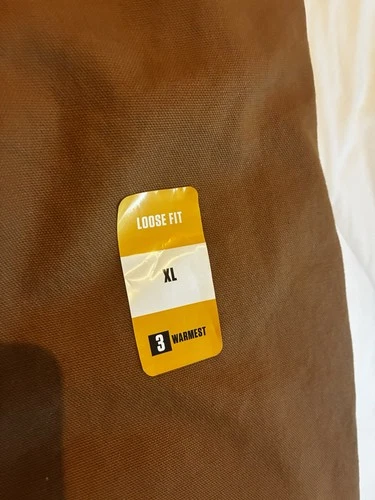 Carhartt J130 Active Jac Washed Duck Thinsulate Hooded Brown Men’s XL Loose image 5
