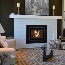 Inserto camino aria KRATKI ZOSIA 12kW Ø200 Ghisa Recupero Aspirazione SET