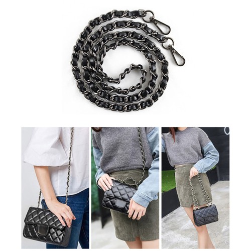 1 Pc Shoulder Bag Chain Strap Cross Body Accessory Metal Replacement Chain - Picture 6 of 6