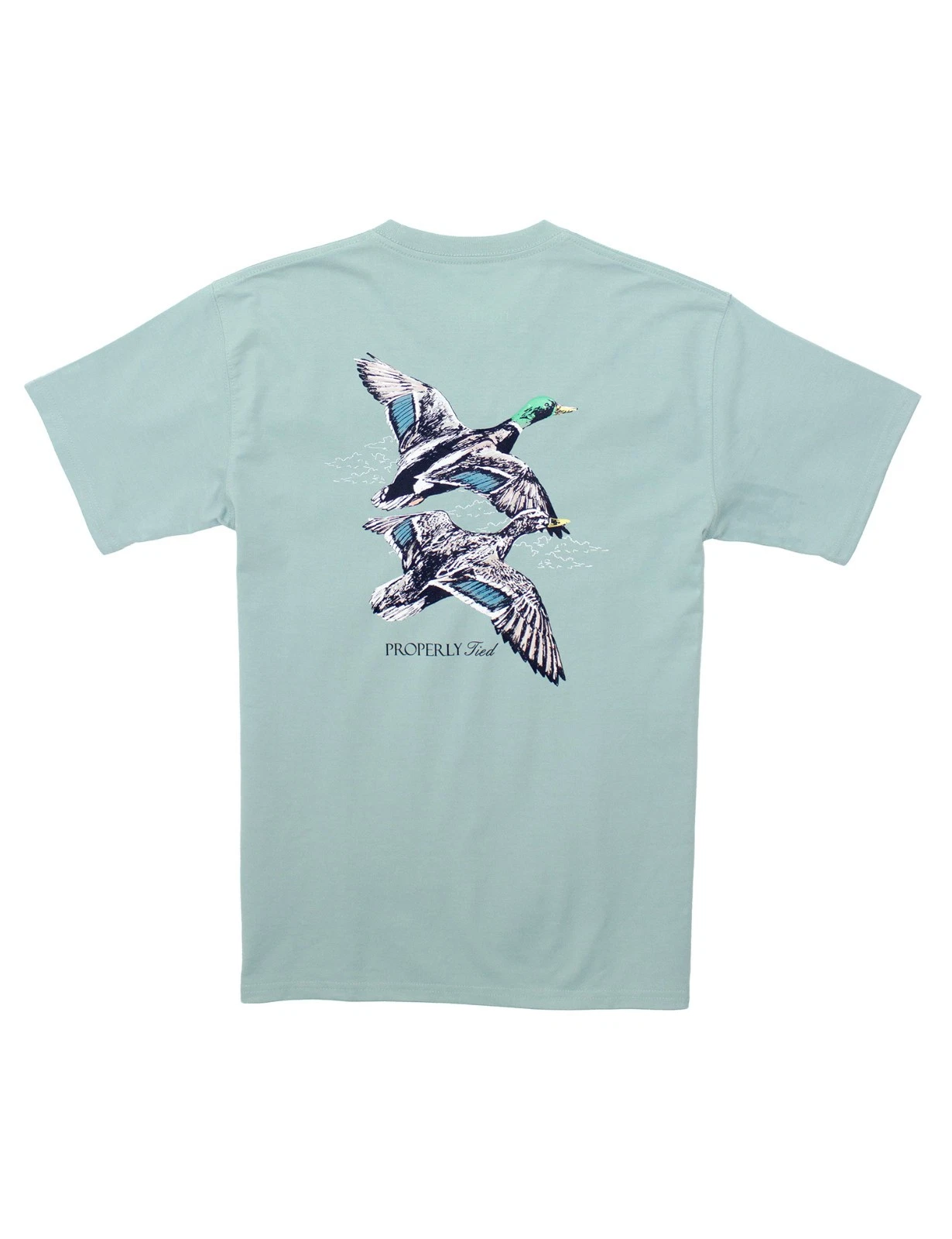 Properly Tied Men's Migration Marine Mist Short Sleeve T-Shirt