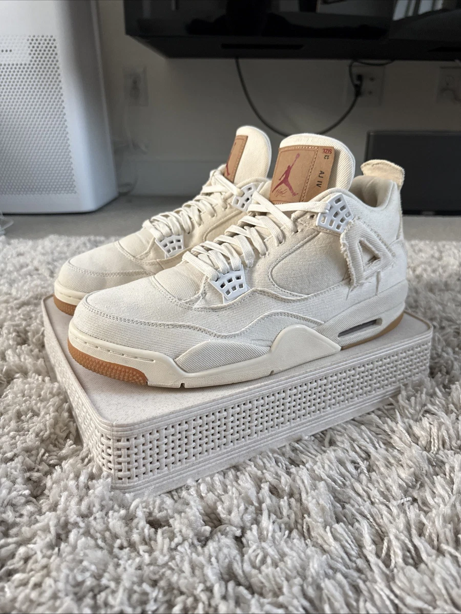 Las mejores ofertas en Levi's x Air Jordan 4 Retro White Denim | eBay