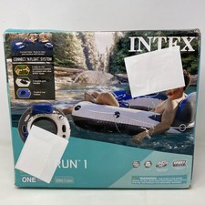 Intex River Run 1 Lounge Tube Blue 53in 1-Person w/Cup Holders
