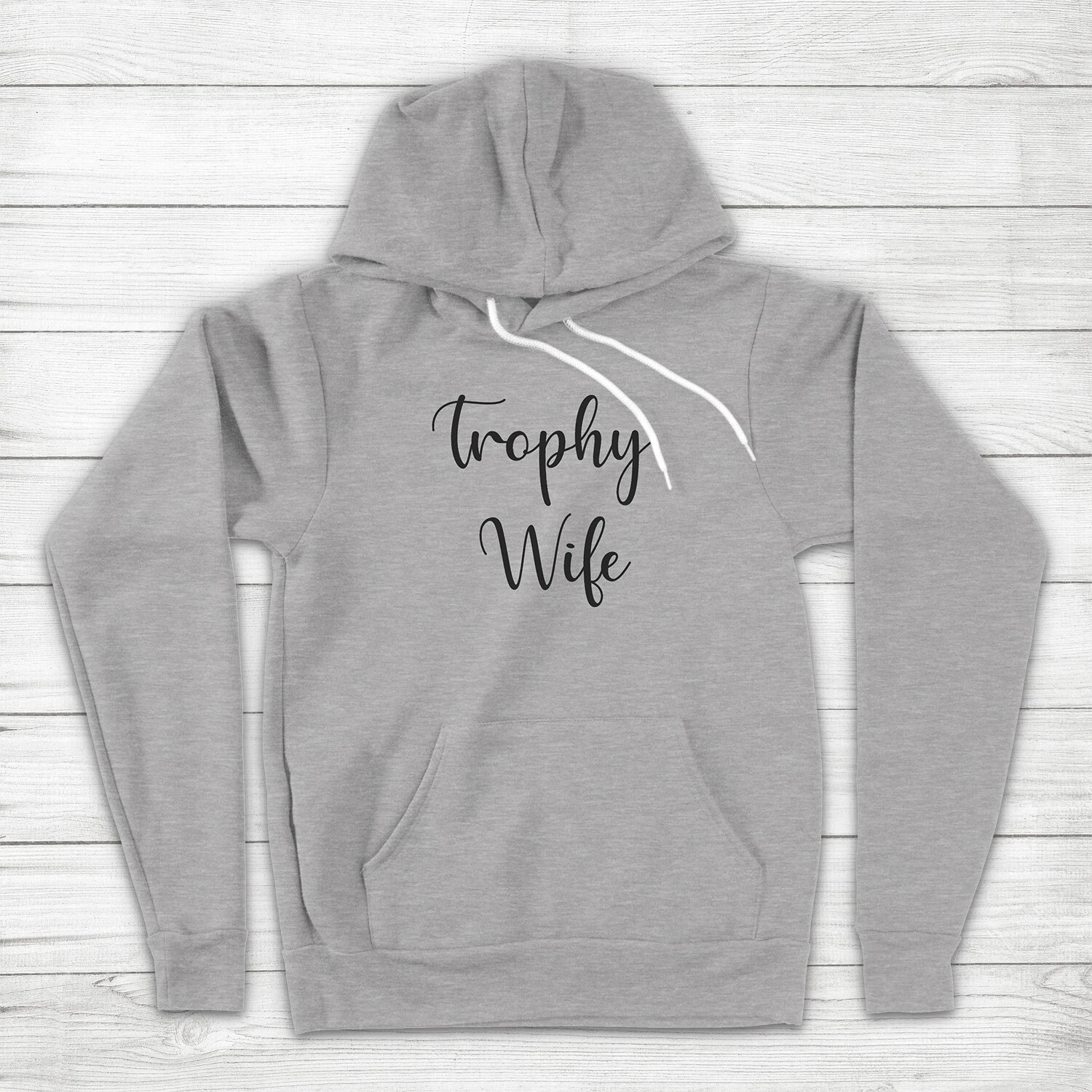 VALENTINO Felpa con cappuccio Trofeo Moglie Matrimonio Sposa Doccia Sposa Divertente Anniversario Regalo