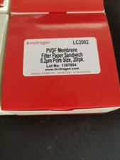 Invitrogen LC2002 PVDF Membrane Filter Paper Sandwiches 20/pk 0.2um