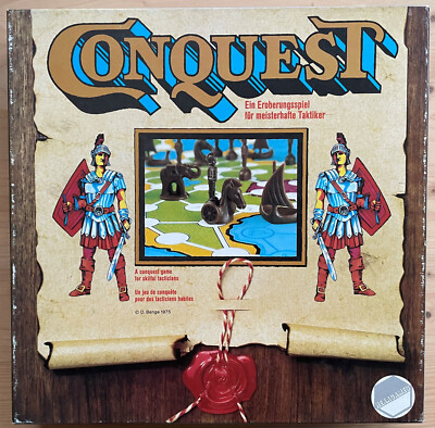 Conquest   Hexagames    sehr gut erhalten, vollständig und mit Originalregel