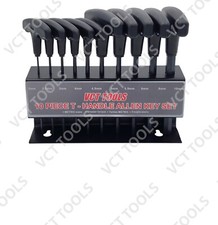 10pc T Handle Allen Wrench Hex Key Set Mm Metric Wstorage Holder 2mm-10mm
