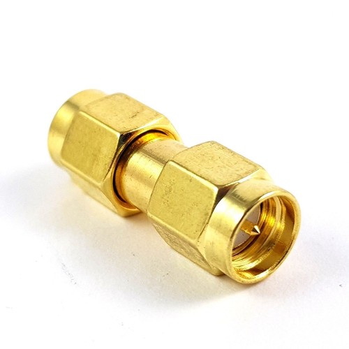 1x Adattatore Connettore Accoppiatore SMA Maschio a SMA Maschio Venditore UK - Foto 4 di 4