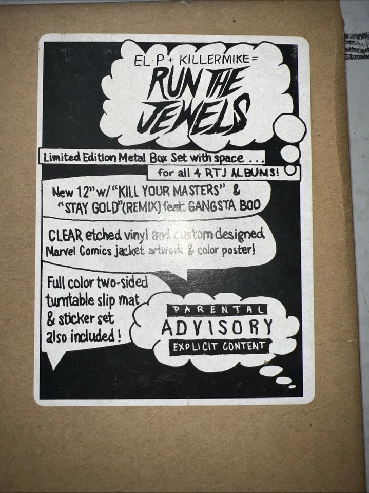 RUN THE JEWELS Stay Gold Collectors LP Vinyl Box RTJ014 RSD SEALED - Image 3 of 4