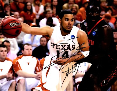D.J. Augustin Signed - Autographed Texas Longhorns UT 11x14 inch Photo ...