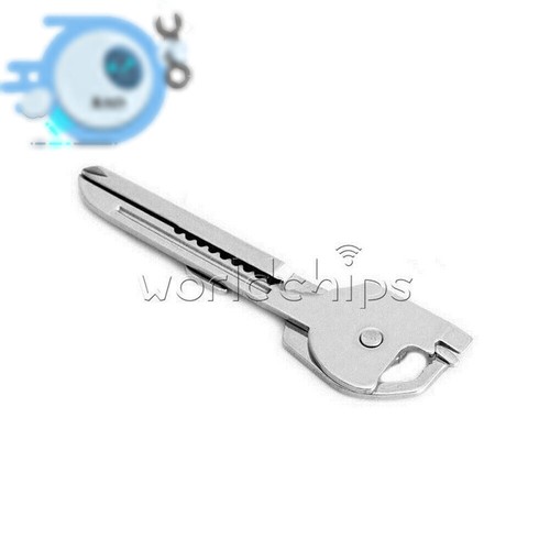 Agent Tool 6 in 1 Utile-Key Mini Screwdriver Key Ring Chain Pocket Knife Multi-T - Picture 1 of 4