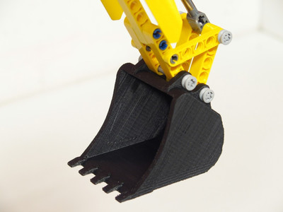 Excavator Bucket for Lego Technic: 8043 42006 8294 42053 (Baggerschaufel)