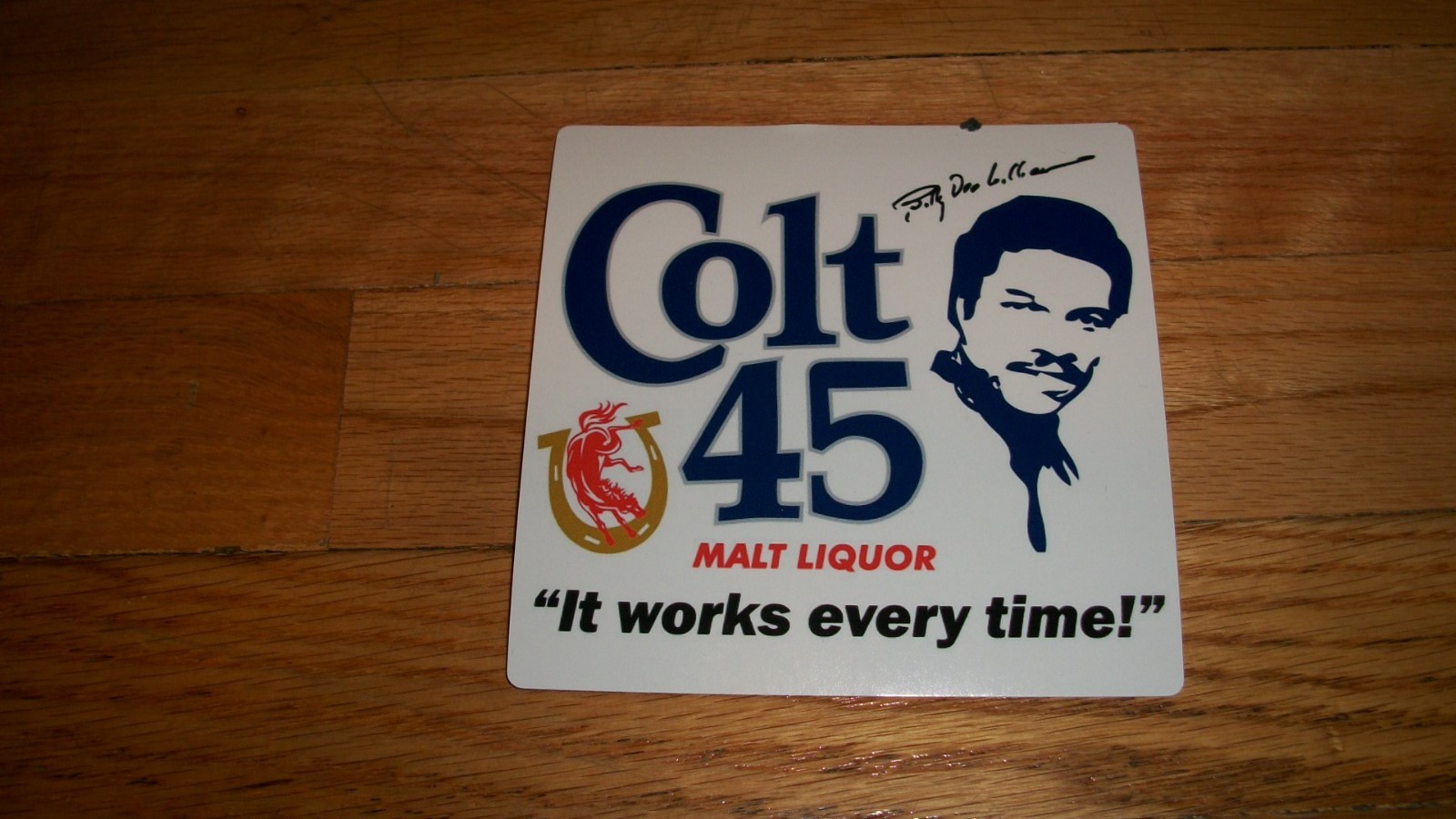 COLT 45 STICKER MALT LIQUOR BILLY DEE WILLIAMS eBay