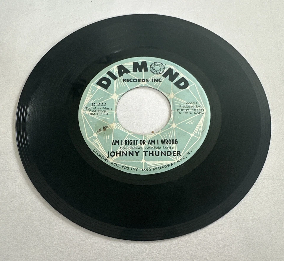 Johnny Thunder - You Send Me 7” Vinyl Record Soul Funk VG+ Condition - Image 4 of 4