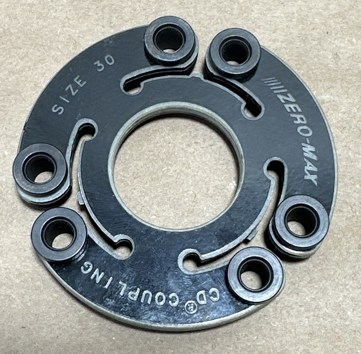 NEW NO BOX- ZERO-MAX CD Coupling Size- 30 Composite Disc Insert