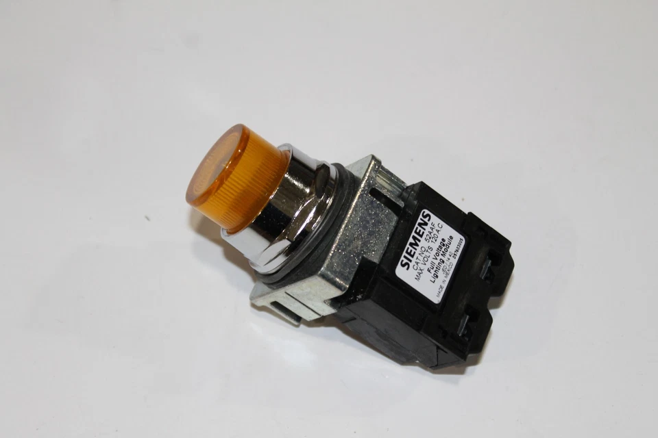 Siemens 52PL4D9XB, Luz Piloto, 24-28V CA, Ámbar, Tipo Full Voltage Foto 4 de 4