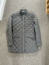 Henri  Lloyd Women’s Grey Mid Length Lightweightquilted Jacket Coat Size Xs