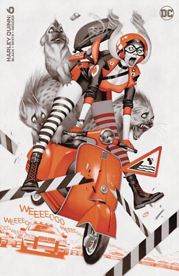 HARLEY QUINN BLACK WHITE REDDER #6 TEDESCO VARIANT (20/12/2023)