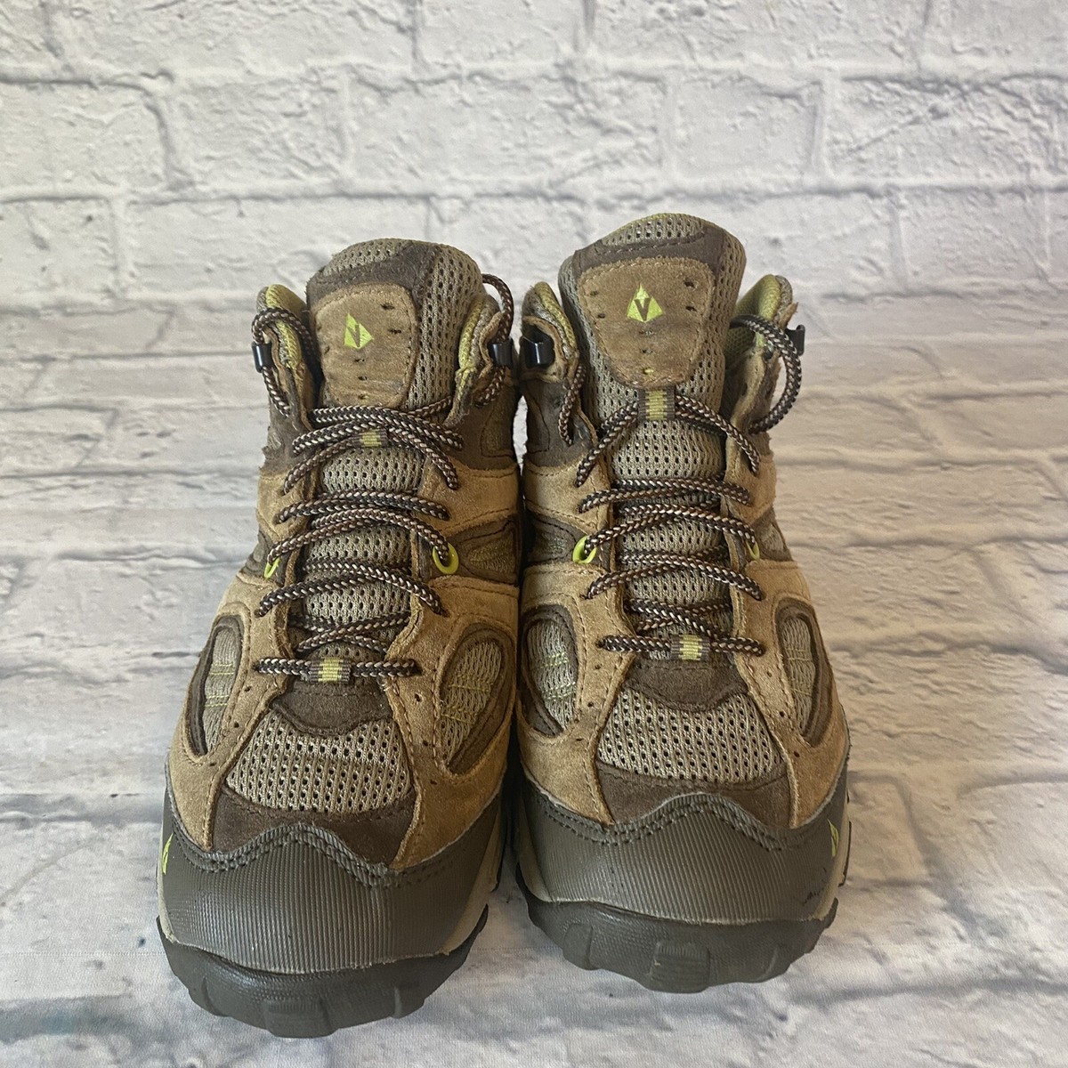 Vasque Opportunist Ultra Dry Brown Leather Mid Hiking Boots two pairs of Vasque Hiker II, from AT Hike main image 4
