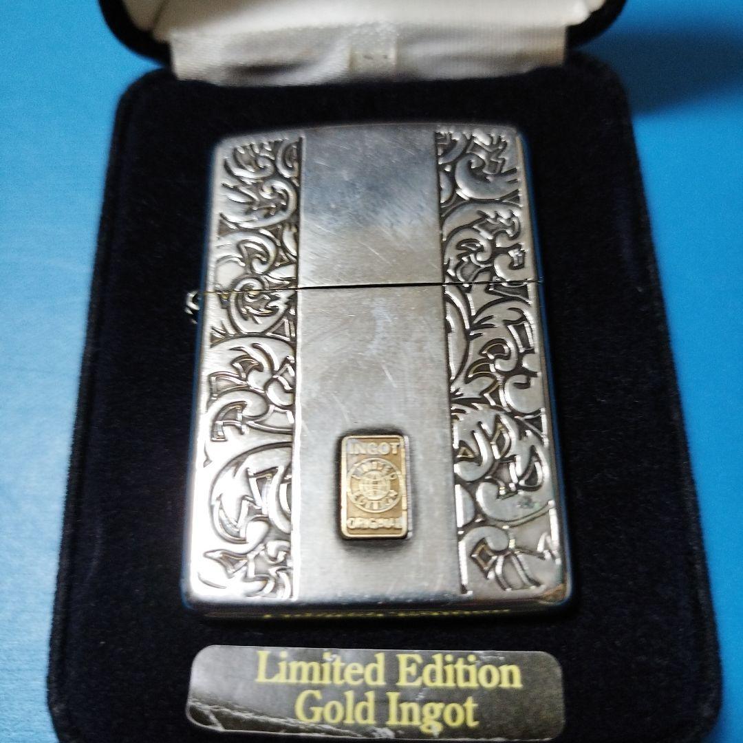 Zippo Limited Edition Gold Ingot No.088/200 Oil Lighter with 