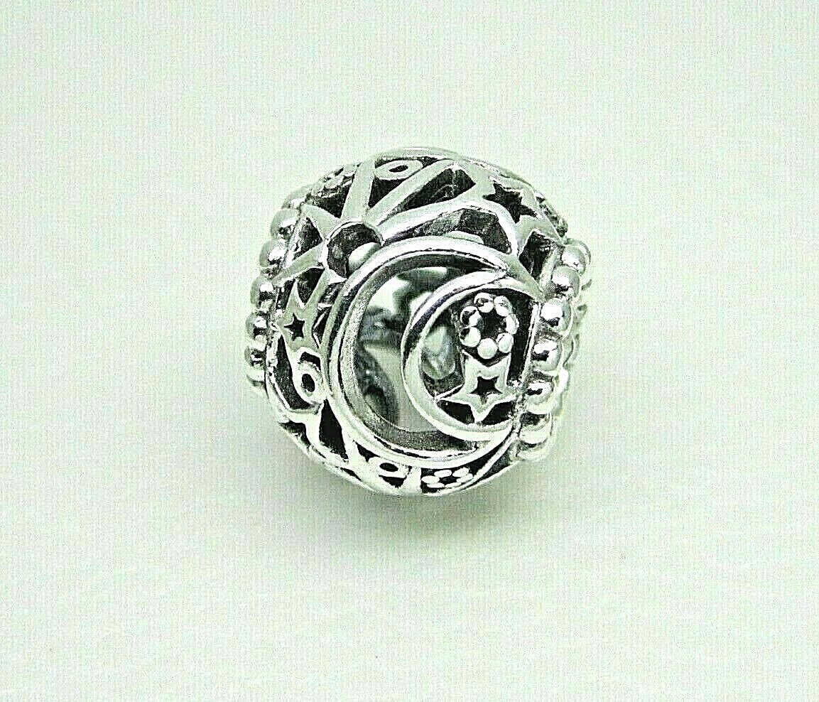 Authentic Pandora #799183C00 Openwork Sun, Stars & Moon