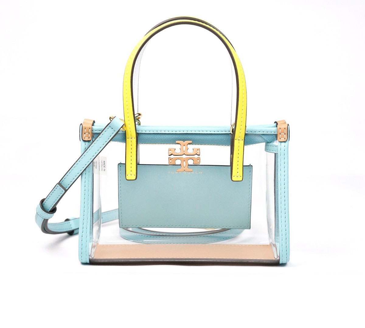 Latest Tory Burch Blake Clear Vinyl Multi Color Mini Tote