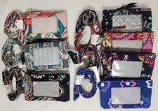 Vera Bradley Zip ID Case Breakaway Lanyard - Pick Pattern