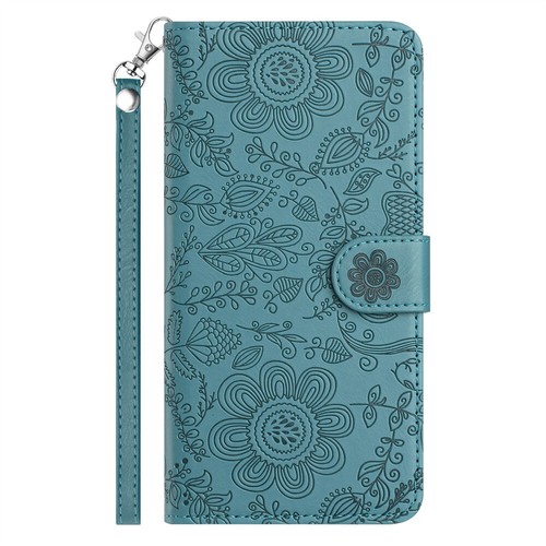 For Samsung S24 S23 A55 A33 Embossing PU Leather Wallet Stand Phone Case Cover - Picture 14 of 16
