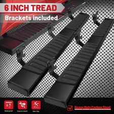 Fit 1999-2016 Ford F-250 Superduty Super Cab 6"Side Step Running Board Nerf Bars