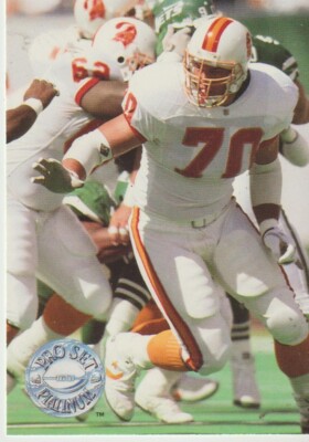 Pro Set Platinum 1991 NFL Card Tampa Bay Buccaneers #301 Charles McRae