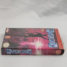Overlord (Nintendo NES, 1993) New SEALED Partial Tear At Top Space Strategy Game