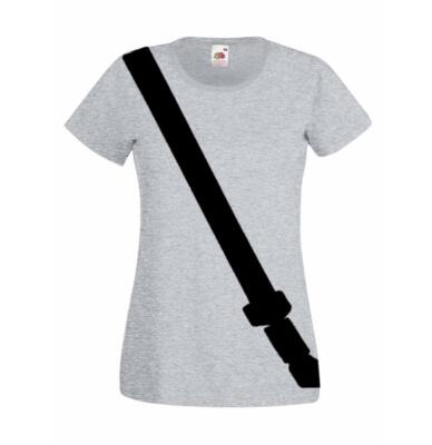 Damen grau tragen Sicherheitsgurt Rishi Sunak Premierminister UK Politik T-Shirt