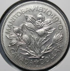 1970 Canada $1 Manitoba Nickel Dollar km#78