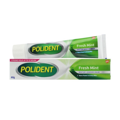 GET 3x Box COMBO Polident Denture Adhesive Cream 60g GOOD VALUE FLASH DELIVERY