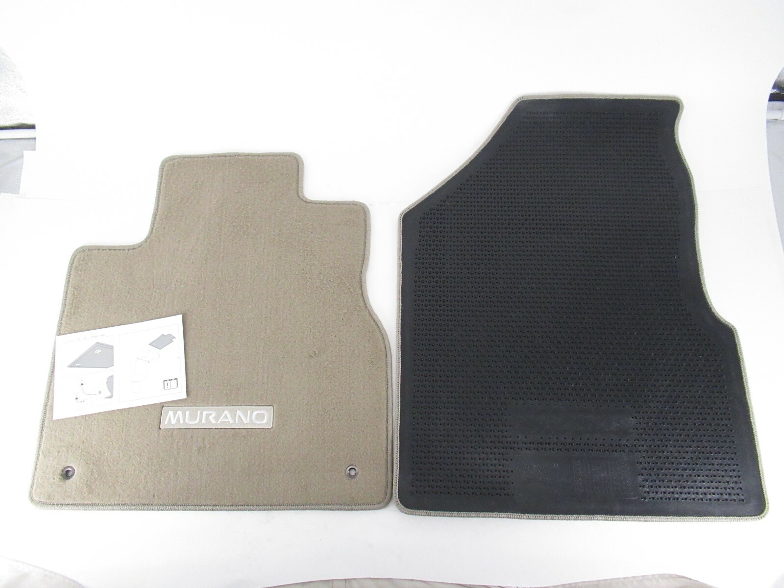 Genuine Nissan 999E2CU001BE Beige Carpeted Floor Mats Front & Rear 09