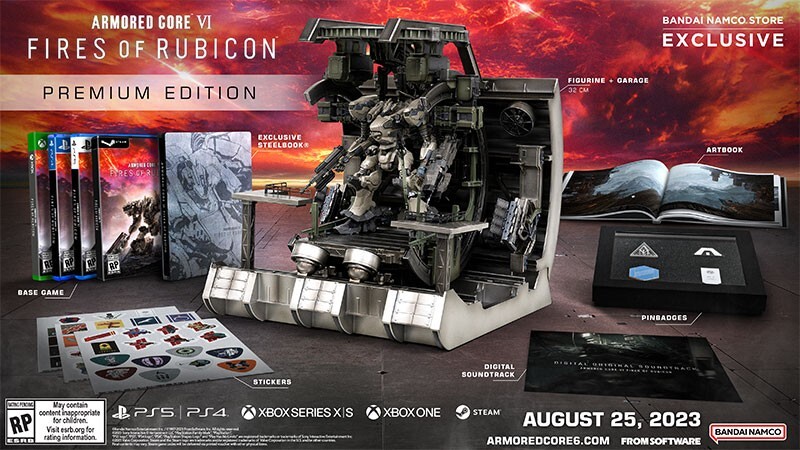 Armored Core VI Fires of Rubicon PREMIUM EDITION PS5 & BONUS DLC