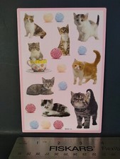 Cats Sticker Sheet CUTE American Greetings Kittens Stickers