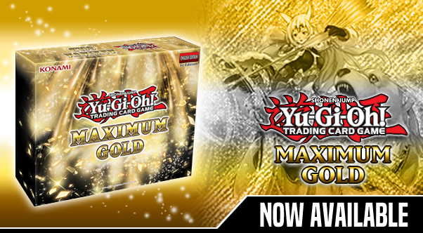 Factory Sealed Trading Card Box Yu-Gi-Oh! Maximum Gold Box Trading Card  Game - Factory Sealed 28 Card Deck - 1st Edition Yugi TCG Deck