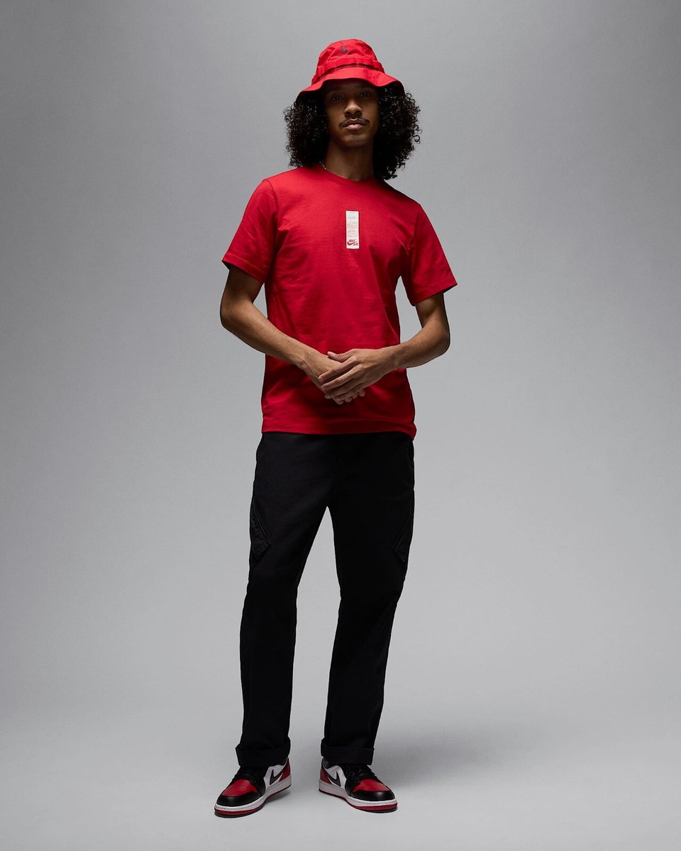 Tシャツ・カットソー Nike Jordan Brand AJ1 Men's T-Shirt HM9997-011 Air Jordan Mens AJ1 Tee – Extra Butter