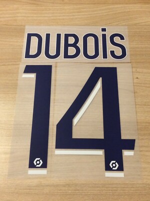 Flocage Officiel Adidas DUBOIS N°14 – Maillot Extérieur Olympique Lyonnais 2021/2022 – Neuf Sans Boîte
