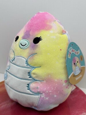 Kellytoy Squishmallow Moonie Water Bear Tie Dye Stuffed Animal Plush Toy 9'' 