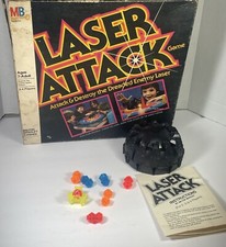 Laser Attack Game Milton Bradley INCOMPLETE VTG 1978 FOR PARTS
