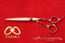 Yasaka HAIR scissors - shears DRY60W SEMI OFFSET SIZE 6 INCHES COBALT ATS314