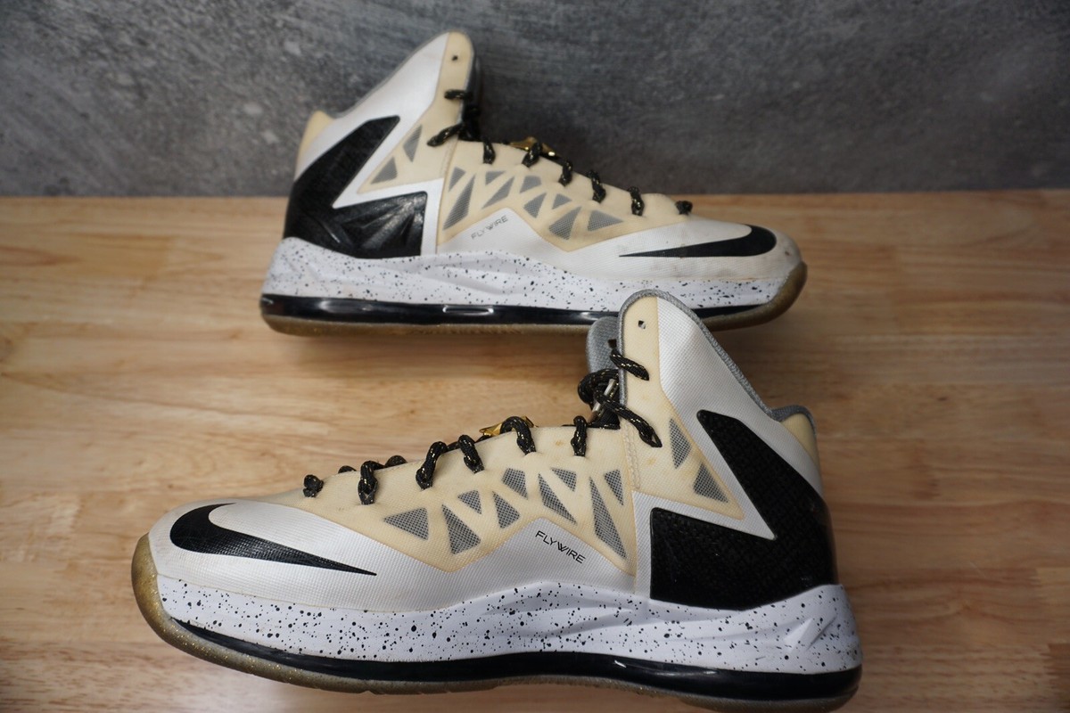 lebron 10 black and gold