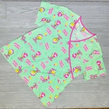 Looney tunes tweety bird Christmas nurse scrub top shirt xlarge