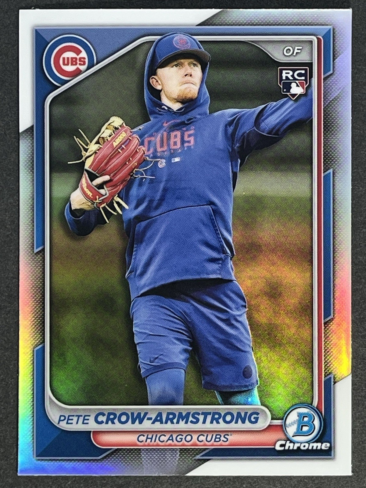 2024 Bowman Chrome Pete Crow-Armstrong Image Variation Refractor #45 RC Cubs