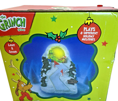 How The Grinch Stole Christmas Village Lights Music  Max Whoville Mountain Seuss