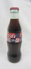 Coca Cola AMERICA 250 CELEBRATING 250th ANNIVERSARY 1 GLASS BOTTLE 8 OZ