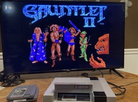 Gauntlet 2 Nintendo NES 1990 With Manual Tested & Working