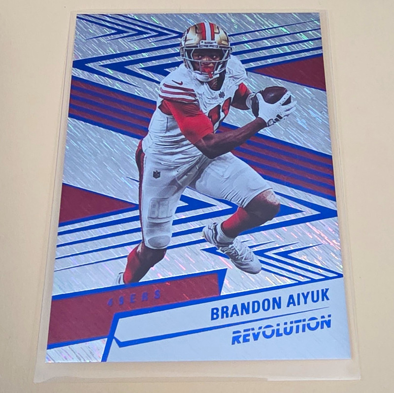 Panini Revolution 2025 Brandon Aiyuk 49ers Storm #119 Serial #/549