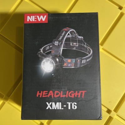 CrazyFire LED Headlamp, Super Bright Headlamp Headlight Flashlight, Black 